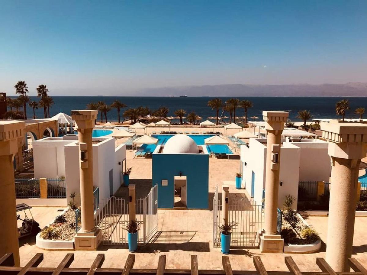 Gorgeous Pool View Apartment - Tala Bay Resort, Akaba Exterior foto